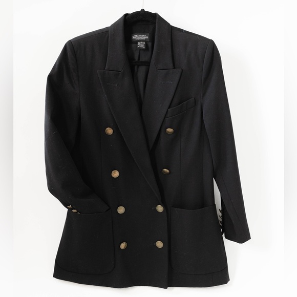 Vintage Double Breasted Women’s Wool Blazer size 8 - Picture 4 of 7